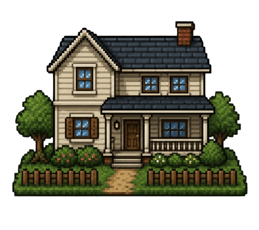 A suburban house
